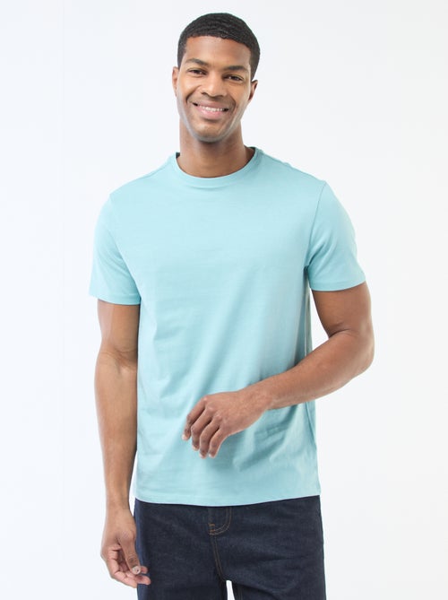 Camiseta recta de punto lisa - Kiabi Camiseta recta de punto lisa - Kiabi