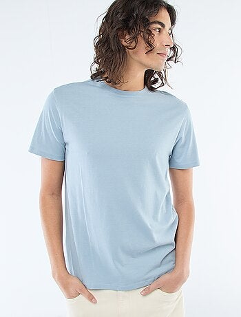 Camiseta recta de punto lisa