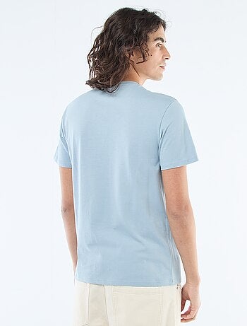 Camiseta recta de punto lisa