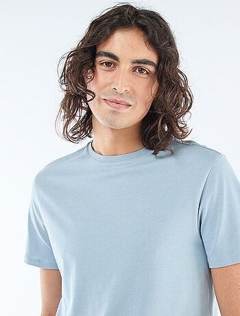 Camiseta recta de punto lisa