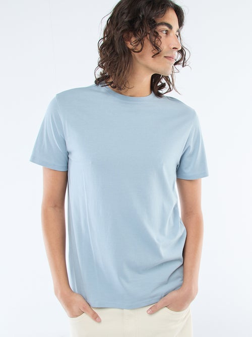 Camiseta recta de punto lisa - Kiabi