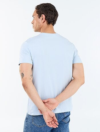 Camiseta recta de punto lisa