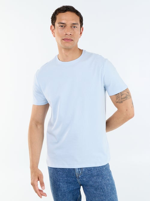 Camiseta recta de punto lisa - Kiabi