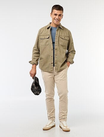 Camiseta recta de punto lisa