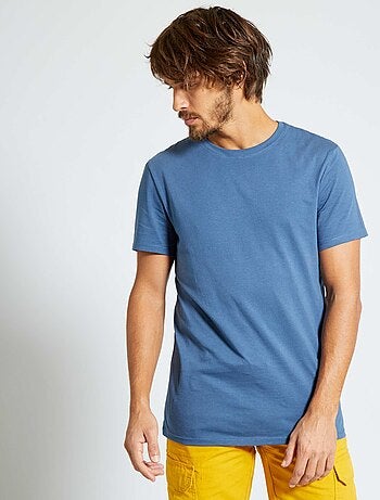 Camiseta recta de punto lisa