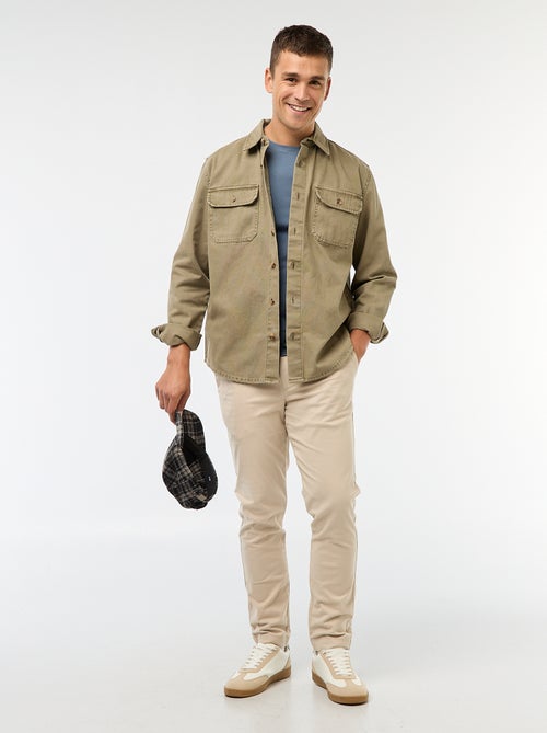 Camiseta recta de punto lisa - Kiabi Camiseta recta de punto lisa - Kiabi