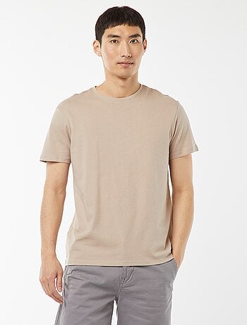 Camiseta recta de punto lisa