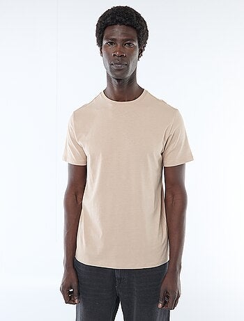 Camiseta recta de punto lisa