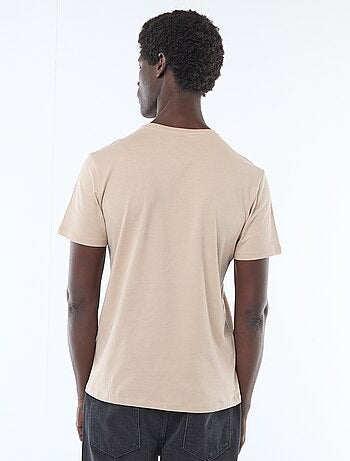 Camiseta recta de punto lisa