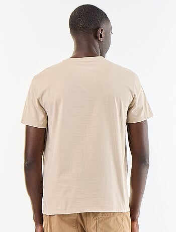 Camiseta recta de punto lisa