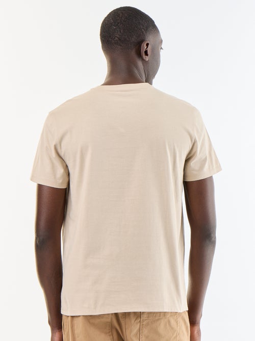 Camiseta recta de punto lisa - Kiabi Camiseta recta de punto lisa - Kiabi