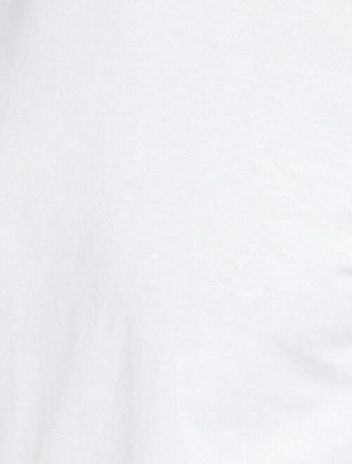 Camiseta recta de punto lisa - Kiabi