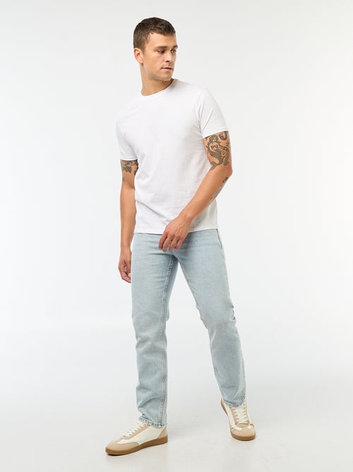 Camiseta recta de punto lisa - Kiabi