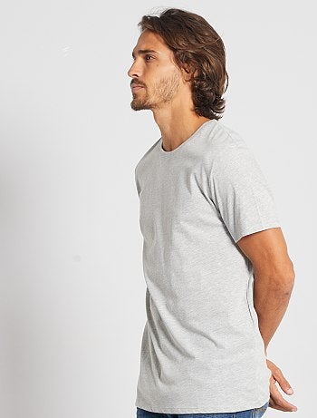 Camiseta recta de punto lisa