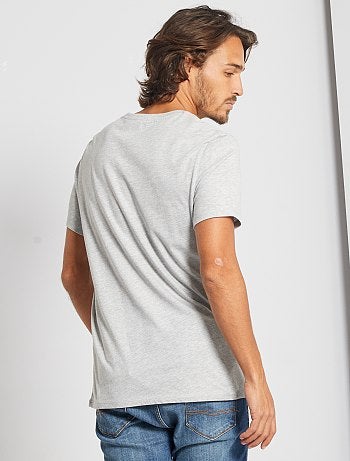 Camiseta recta de punto lisa