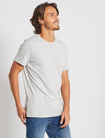 Camiseta recta de punto lisa