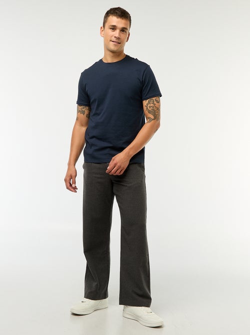 Camiseta recta de punto lisa - Kiabi