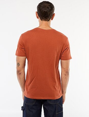 Camiseta recta de punto lisa