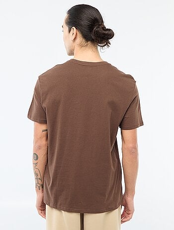 Camiseta recta de punto lisa