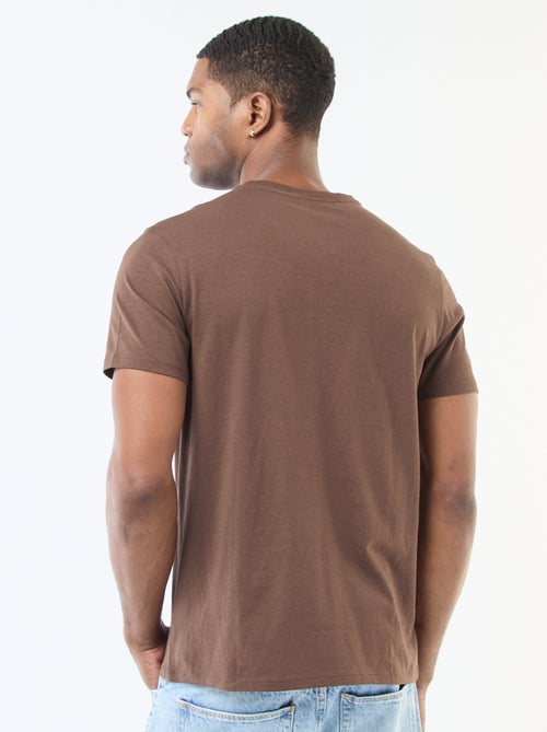 Camiseta recta de punto lisa - Kiabi