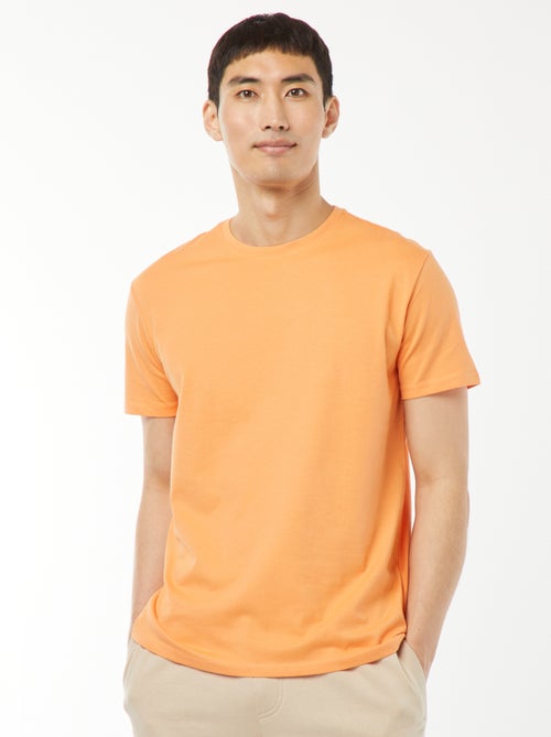 Camiseta recta de punto lisa - Kiabi