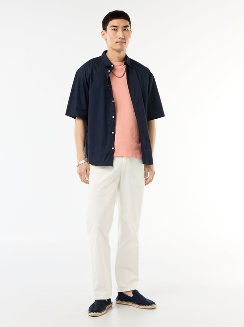 Camiseta recta de punto lisa - Kiabi