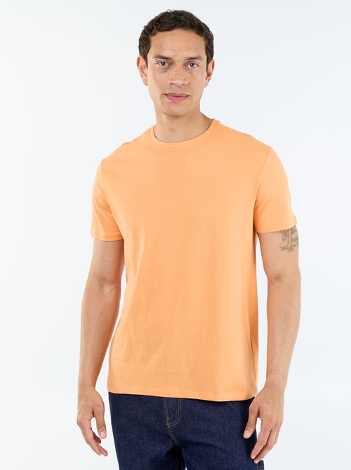 Camiseta recta de punto lisa - Kiabi