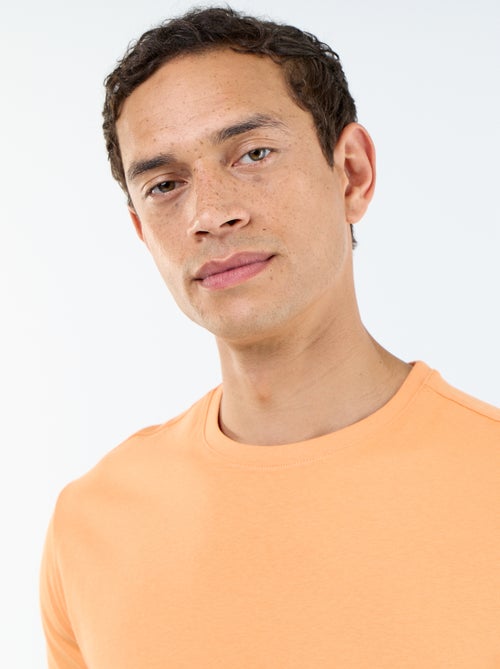 Camiseta recta de punto lisa - Kiabi