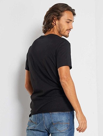 Camiseta recta de punto lisa