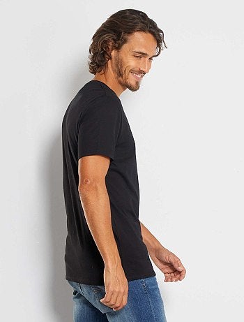 Camiseta recta de punto lisa