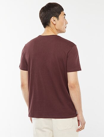 Camiseta recta de punto lisa