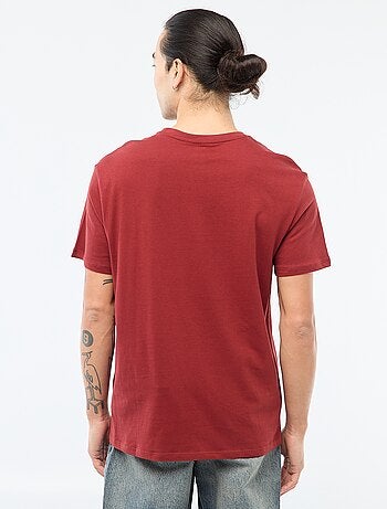 Camiseta recta de punto lisa