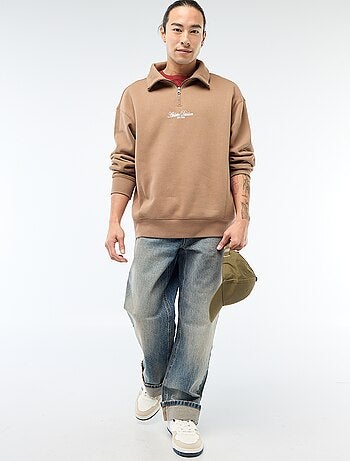 Camiseta recta de punto lisa