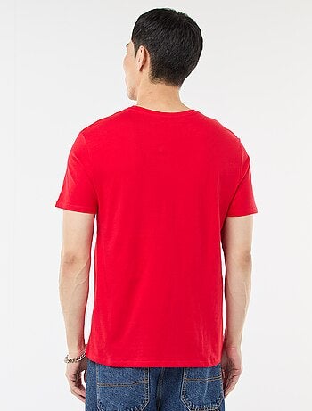 Camiseta recta de punto lisa