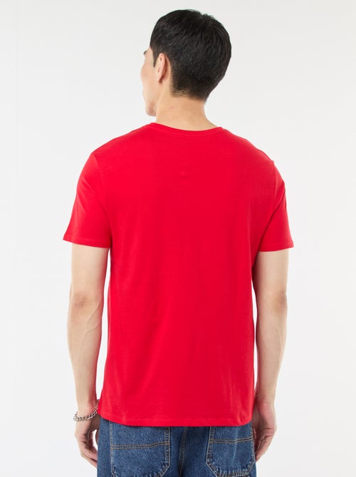 Camiseta recta de punto lisa - Kiabi Camiseta recta de punto lisa - Kiabi