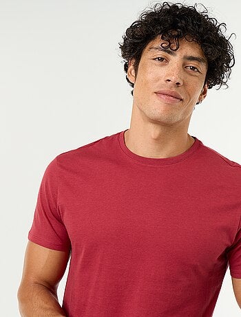 Camiseta recta de punto lisa