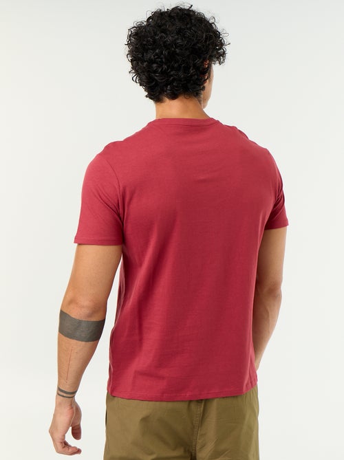 Camiseta recta de punto lisa - Kiabi
