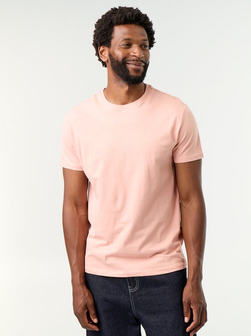 Camiseta recta de punto lisa - Kiabi Camiseta recta de punto lisa - Kiabi