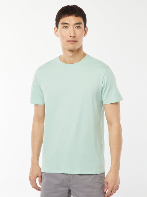 Camiseta recta de punto lisa - Kiabi