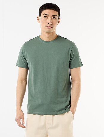 Camiseta recta de punto lisa