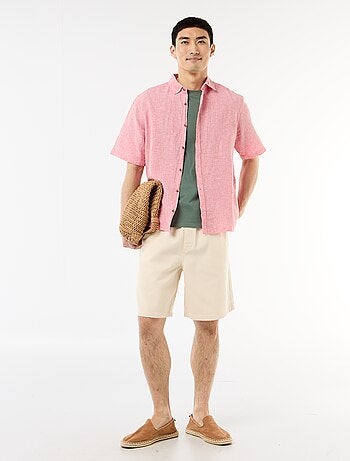 Camiseta recta de punto lisa