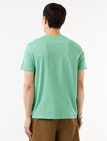 Camiseta recta de punto lisa