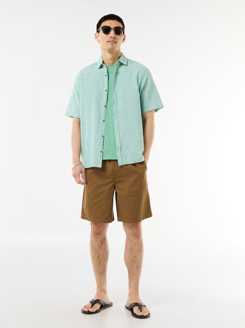 Camiseta recta de punto lisa - Kiabi