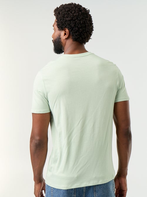 Camiseta recta de punto lisa - Kiabi Camiseta recta de punto lisa - Kiabi