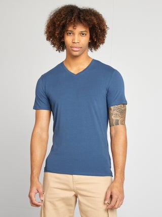 Camiseta recta elástica