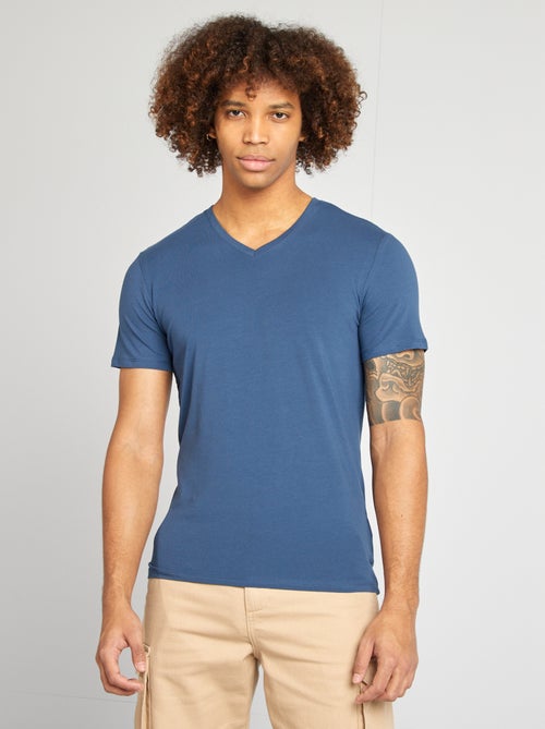 Camiseta recta elástica - Kiabi