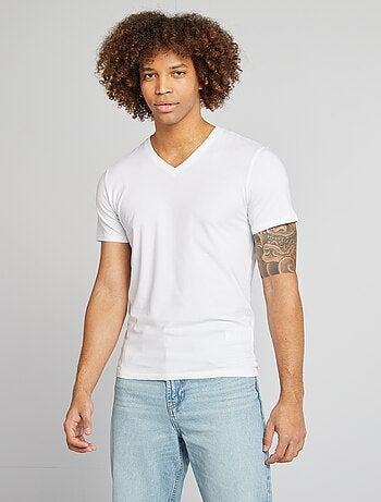 Camiseta recta elástica