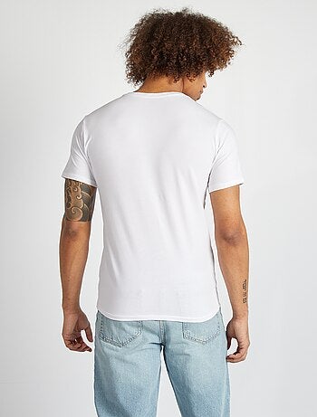 Camiseta recta elástica