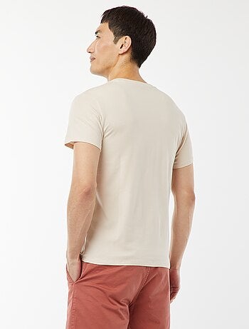 Camiseta recta elástica