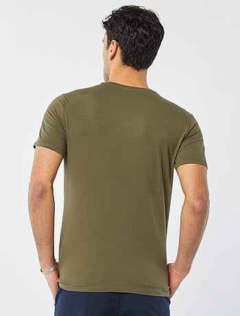 Camiseta recta elástica